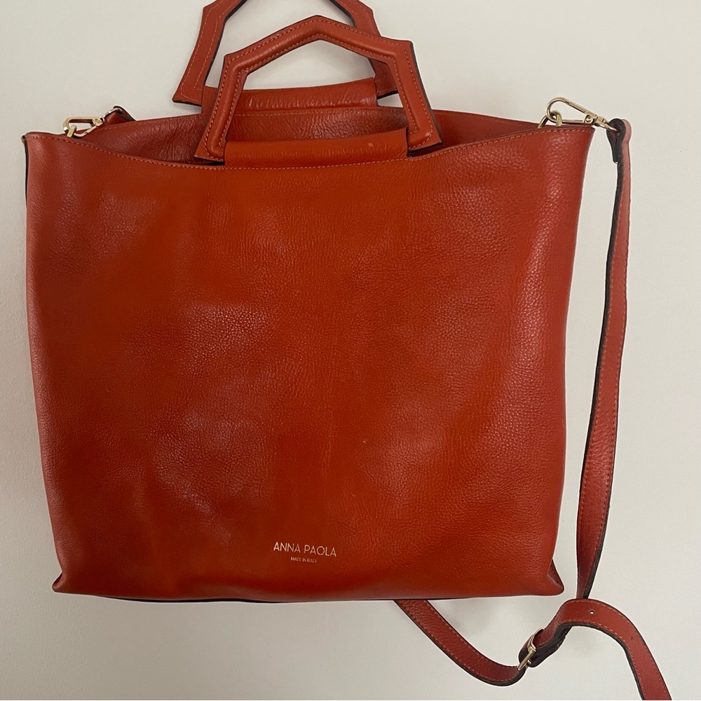 Anna Paola leather handbag - Picture 2 of 12